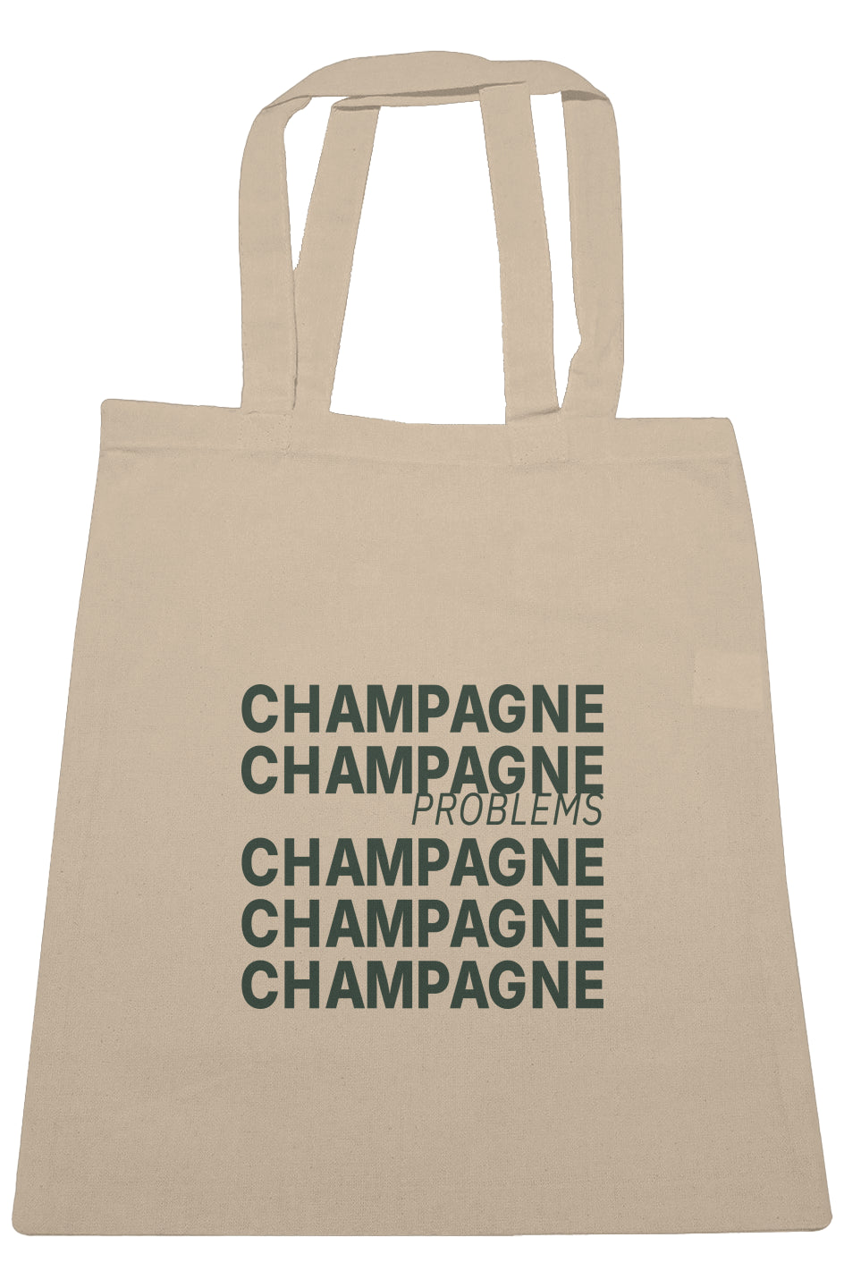 01 .  Champagne Problems Tote Bag [bone white][extra brut]