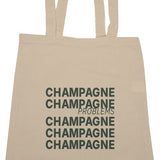 01 .  Champagne Problems Tote Bag [bone white][extra brut]