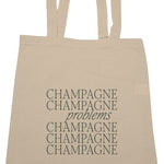 01 . Champagne Problems Tote Bag [Bone White]